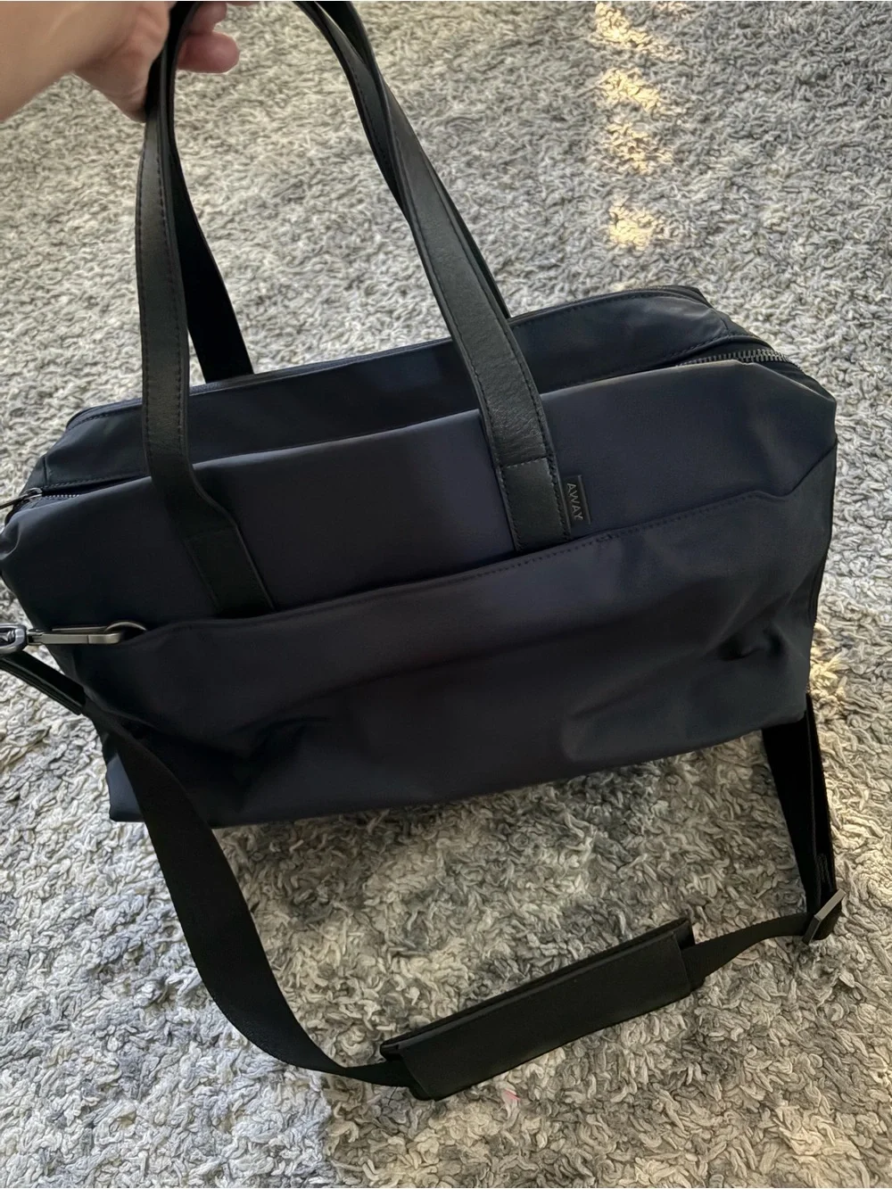 AWAY Everywhere Bag Navy Blue Overnight Weekender Travel Bag